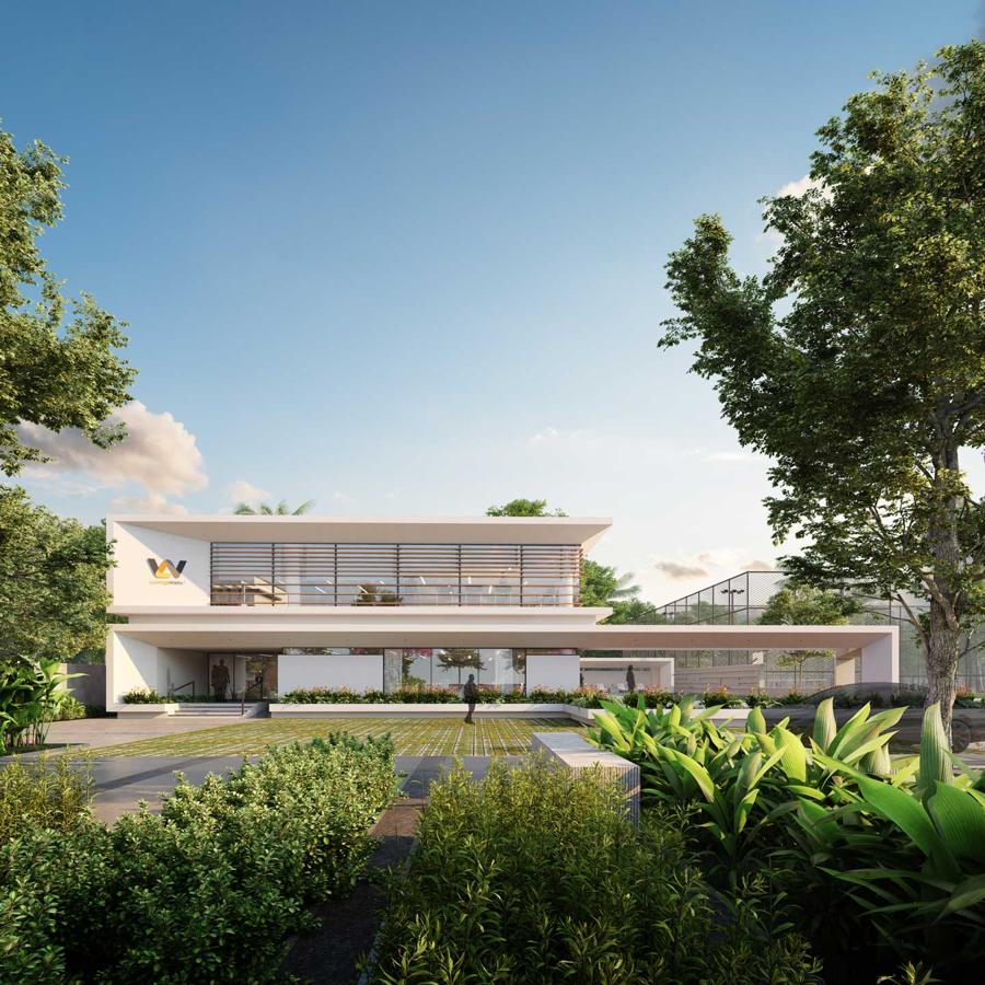 Clubhouse-Living-Walls-Hush-Fields-Plots